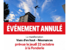 ÉVÈNEMENT ANNULÉ !!!!!! Danse aérienne – Compagnie Retouramont, le jeudi 22 octobre 2026 – Campus Fonderie à Mulhouse – gratuit tous publics