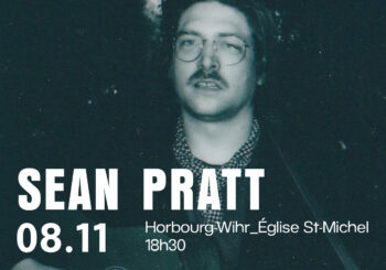 SORTIE – 10 places pour le concert Sean Pratt – 08 novembre – Colmar